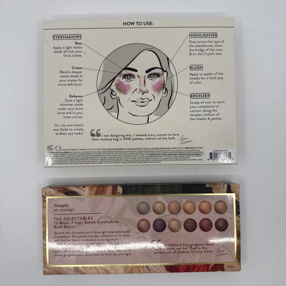Laura Geller The Delectables & Tuscan Dreams Eye Shadow Face Palettes New In Box